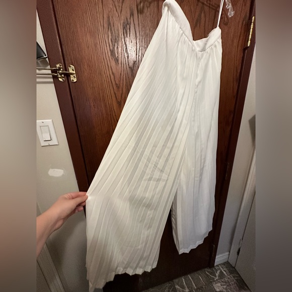 Womens pleated culottes plus size - Picture 2 of 3